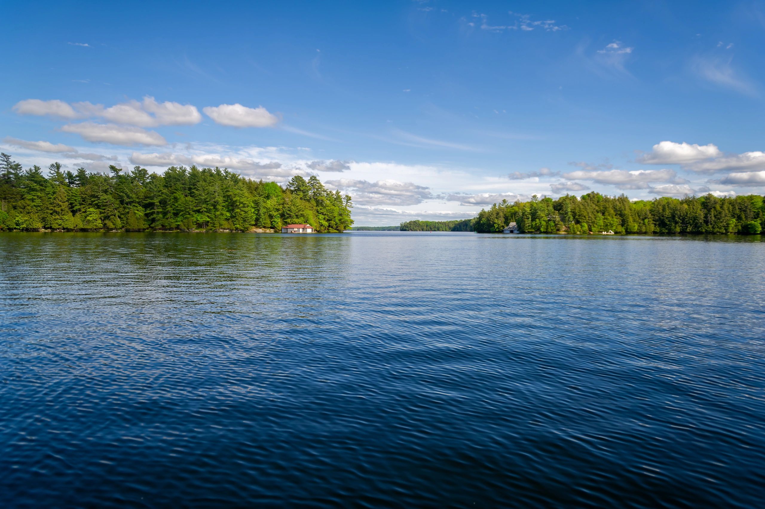 Muskoka lake view, representing cottage and seasonal property coverage