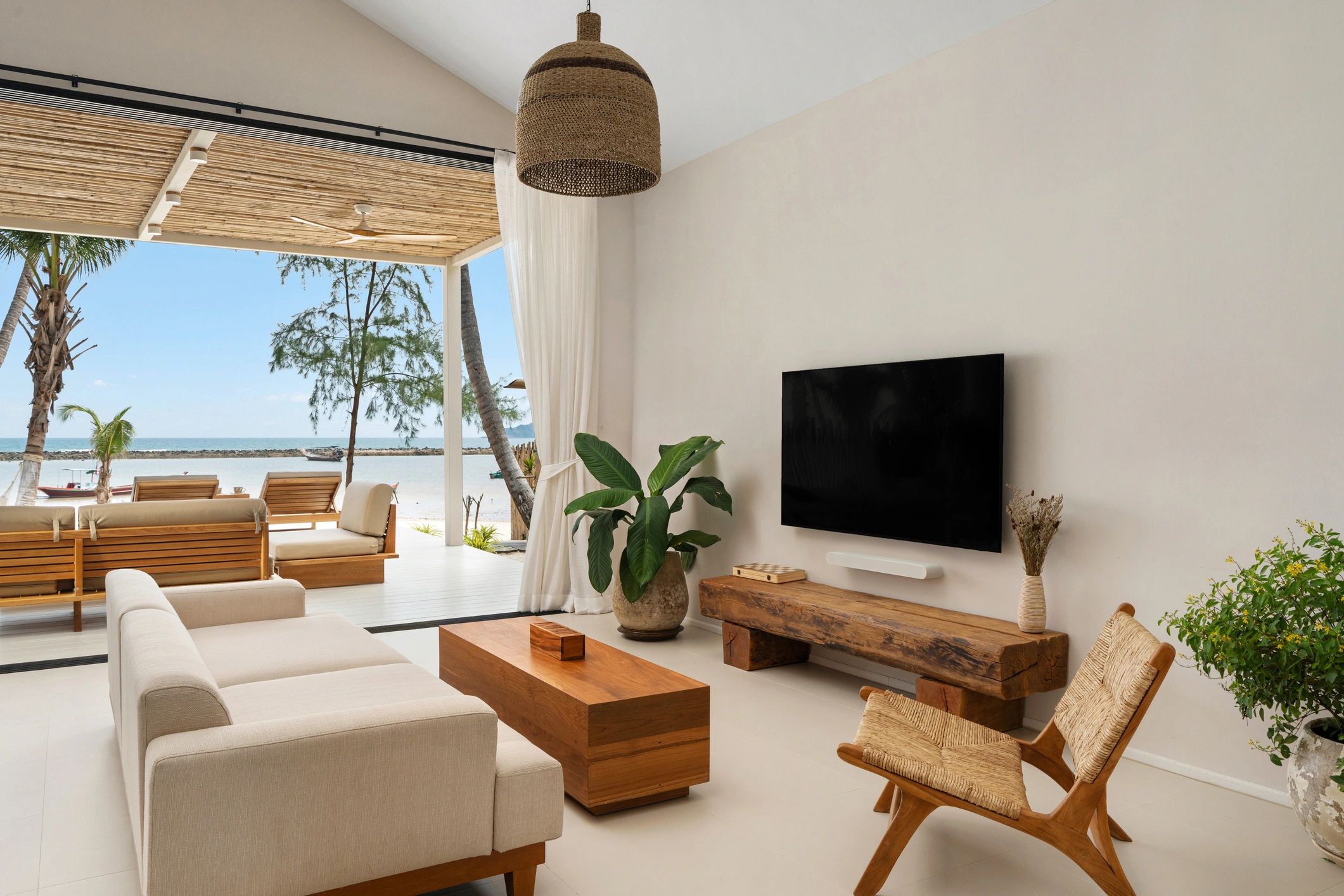 Modern luxury living room interior